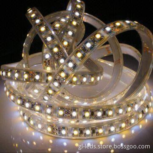 Flexible LED Strip with IP67 or IP68 Waterproof Grade and 12 or 24V DC Input Voltage